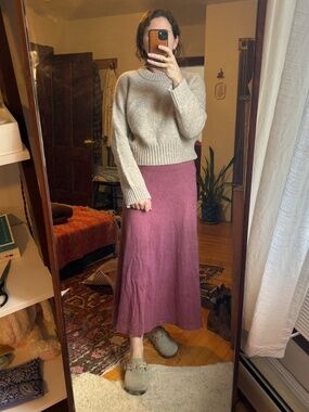 Bohemian Folk Clothing Earthen Red Maxi